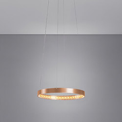 CIRCLE 30 Matte copper | Suspended lights | Le deun