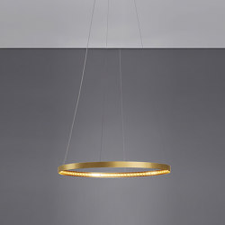 CIRCLE 60 Glossy gold | Suspended lights | Le deun