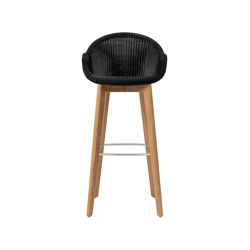Edgard bar stool teak base | Bar stools | Vincent Sheppard