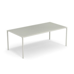 Terramare 8 seats stoneware top rectangular table I 725 | Tabletop rectangular | EMU Group