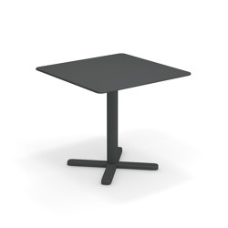 Darwin 2/4 seats collapsible square table | 529 | 4-star base | EMU Group