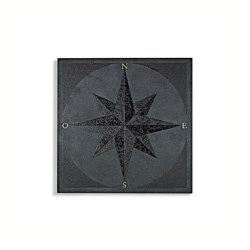 Black & More | Painting "Wind Rose" | Wall decoration | MALERBA