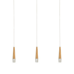 Conico roble | Suspended lights | HerzBlut