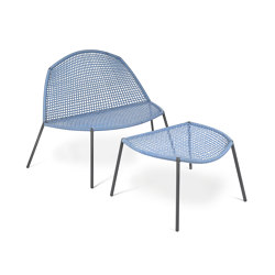 Bloom Lounge Chair with Footrest | Armchairs | Fischer Möbel