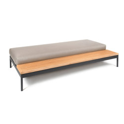 Kairos seating element with platform | Day beds / Lounger | Fischer Möbel
