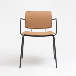 Don Chair Upholstered With Armrests | with armrests | ONDARRETA