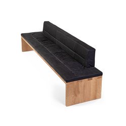 SC 02 Bench partially upholstered | Sitzbänke | Janua