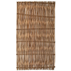 Handwoven panels | Willow peeled | Dachdeckungen | Caneplexus