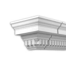 Profhome 441301 Vollsäulen Kapitell Fassadenstuck Säule Fassadenelement 