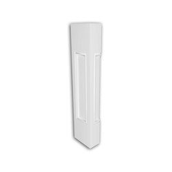 Facade mouldings - Half Balustrade Pillar Profhome Decor 475111 | Facade | e-Delux