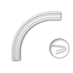 Facade mouldings - Arch Frame Profhome Decor 487033F |  | e-Delux