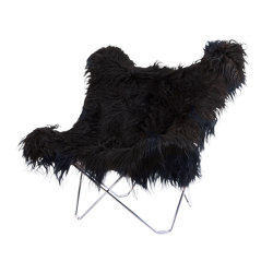 Iceland Mariposa Wild Black Chrome Frame | Armchairs | Cuero Design