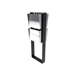 Brevis Briefkastenständer | Design Briefkasten "Brevis" 2Er
Vertikal | Mailboxes | x-level