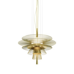Gravity | Pendant Lamp | 1 Champagne | Chandeliers | Forestier