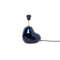 Hebe Lamp Base Small - Deep Blue | Tischleuchten | ferm LIVING