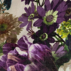 Lia col. 101 ecru/multicolor | Drapery fabrics | Jakob Schlaepfer