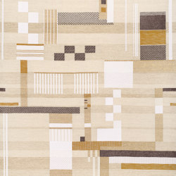 Untitled col.2 gold brown over sand | Drapery fabrics | Dedar