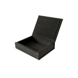 Bookbox dark grey nubuck medium | Living room / Office accessories | August Sandgren A/S