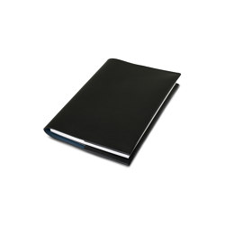 Notebook black and blue leather | Desk accessories | August Sandgren A/S