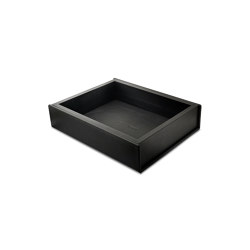 Openbox black leather | Storage boxes | August Sandgren A/S