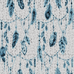 Atelier 47 | Carta da Parati DD117600 Featherpuzzle3 | Wall coverings / wallpapers | Architects Paper