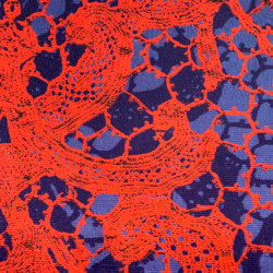 Viroflay col. 201 red/blue | Drapery fabrics | Jakob Schlaepfer