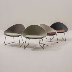 Adell | Armchair sled | Armchairs | Arper