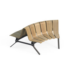 Ascent Double Back 60º | Benches | Green Furniture Concept