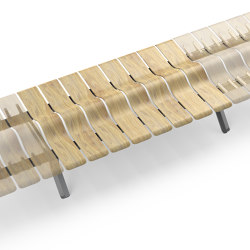 Ascent Double Bench straight Module | Benches | Green Furniture Concept