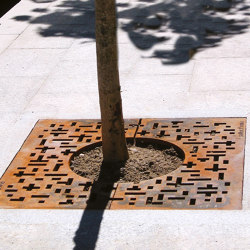 Piet Mondrian tree grid | Tree grates / Tree grilles | URBIDERMIS SANTA & COLE