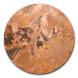Hochwertiges Akustikbild Kupfer mit seidigem Glanz