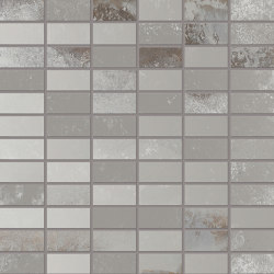 Narciso Mosaico 2,5x5 ARGENTO | Ceramic mosaics | EMILGROUP