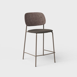 Hale PET Felt Counter Stool Upholstered | Counter stools | De Vorm