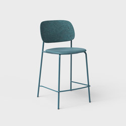 Hale PET Felt Counter Stool Upholstered | Counter stools | De Vorm