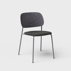Hale PET Felt Stack Chair Upholstered | Stühle | De Vorm