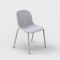 LJ 2 PET Felt Stack Chair Upholstered | Sillas | De Vorm
