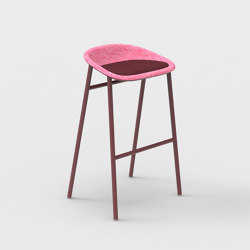 LJ 3 PET Felt Bar Stool Upholstered | Bar stools | De Vorm