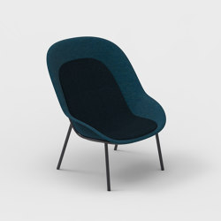 Nook PET Felt Lounge Chair | Sessel | De Vorm