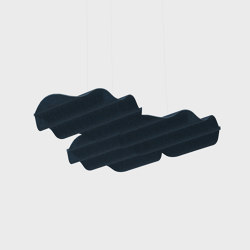 Onde Floating PET Felt Acoustic Panel | Pannelli soffitto | De Vorm