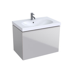 Acanto | washbasin cabinet sand grey |  | Geberit