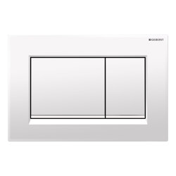 Actuator plates | Sigma30 white, tone-in-tone | Grifería para WCs | Geberit