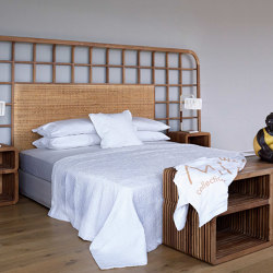 Milano Cage Bed - teak | Beds | MARY&
