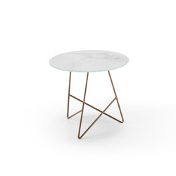 Ermione 1 Vetro-Marmo | Side tables | MEMEDESIGN