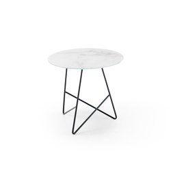 Ermione 1 Vetro-Marmo | Side tables | MEMEDESIGN