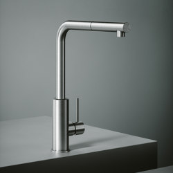Kitchen Inox | Stainless steel AISI316L kitchen sink mixer with swivel spout. | Griferías de cocina | Quadrodesign