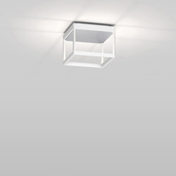 REFLEX² S 150 weiß | Pyramidenstruktur silber | Deckenleuchten | serien.lighting
