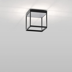 REFLEX² S 200 schwarz | Pyramidenstruktur silber | Deckenleuchten | serien.lighting