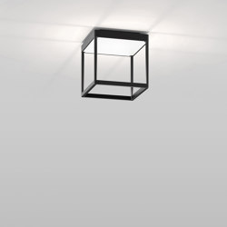 REFLEX² S 200 schwarz | Pyramidenstruktur weiß | Deckenleuchten | serien.lighting