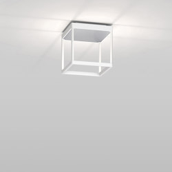 REFLEX² S 200 weiß | Pyramidenstruktur silber | Deckenleuchten | serien.lighting
