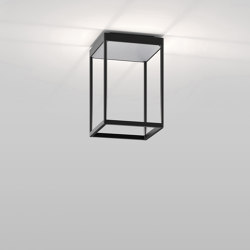 REFLEX² S 300 black | pyramid structure silver | Ceiling lights | serien.lighting